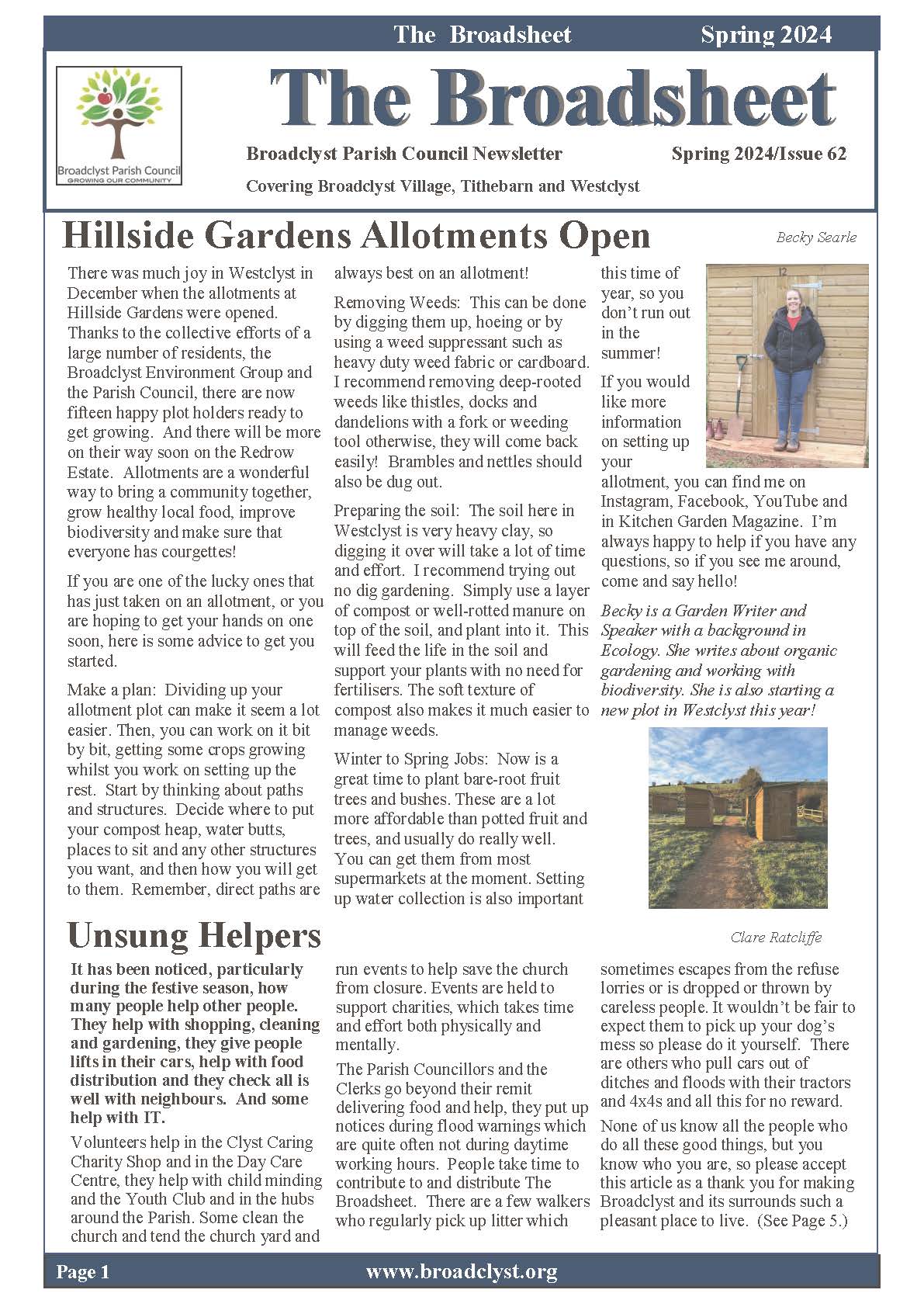 62 Broadsheet Spring 2024