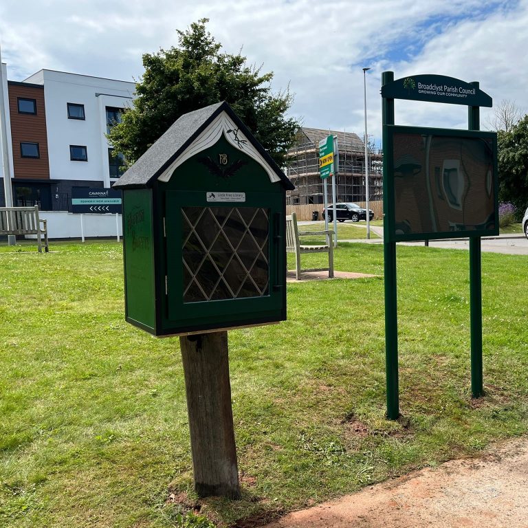 Photo of Little Library and Noticeboard provided by BPC
