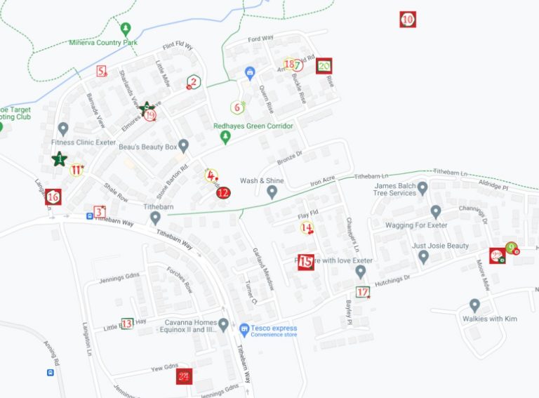 Christmas Advent Windows