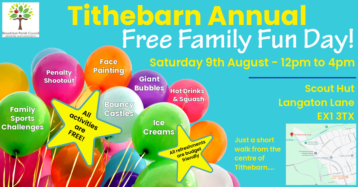 Tithebarn Annual Free Family Fun Day 2025